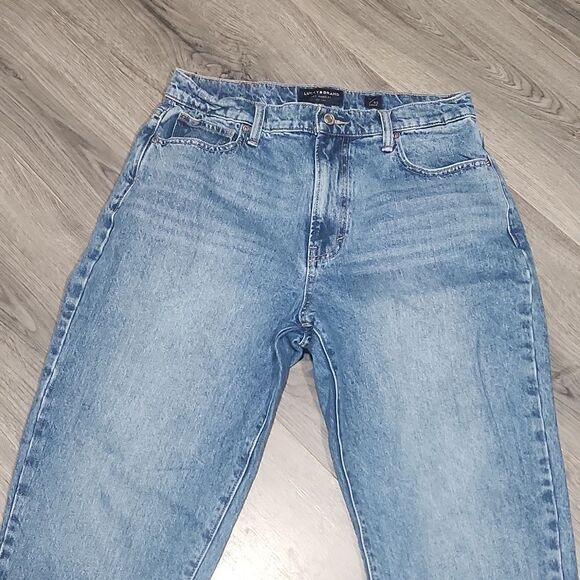 GUC Lucky Brand High Rise Mom Drew Raw Hem JEANS - Picture 6 of 9